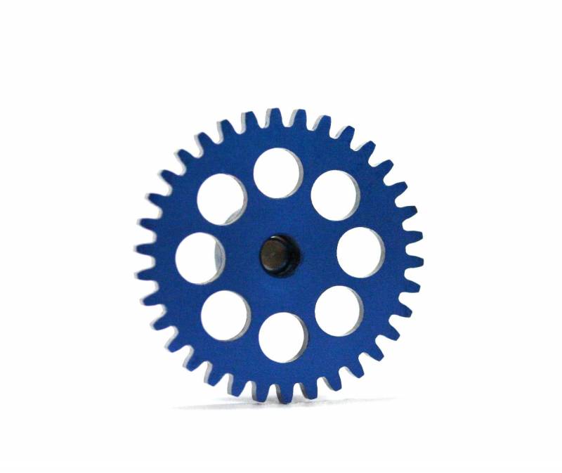 Corona Z34 x 17,5 Ø engranaje recto AZUL