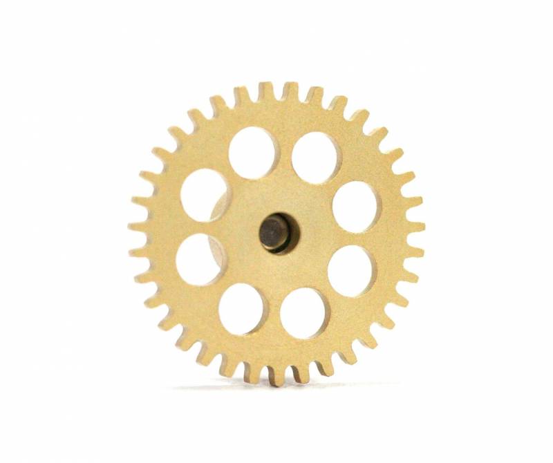 Corona Z35 x 17,5 Ø engranaje recto AMARILLO