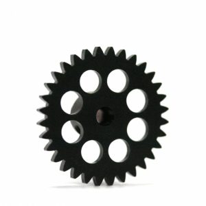 Corona Z32 x 18 Ø engranaje recto NEGRO