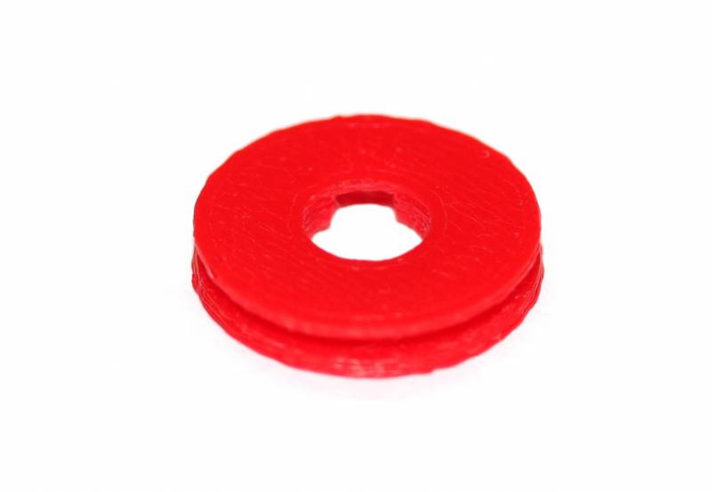 Polea 3D trasera para 1/32 y coronas Scaleauto ROJO