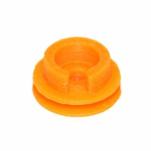 Polea 3D delantera para 1/32 y llanta Sloting Plus NARANJA