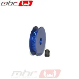 Polea UNIVERSAL Ø8 eje 2,38 mm. AZUL