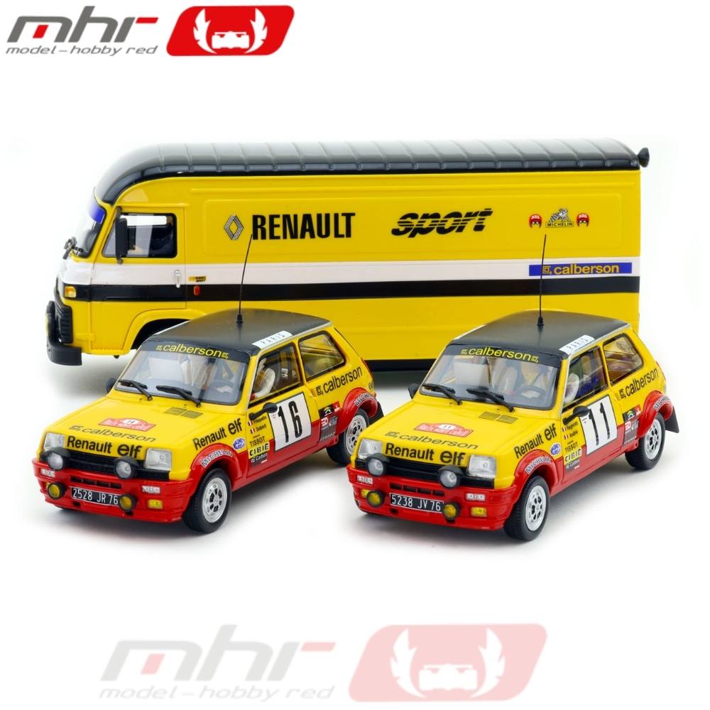 Renault Savien + Renault 5 Montecarlo 1979 No.11 - No.16 - RSV2501